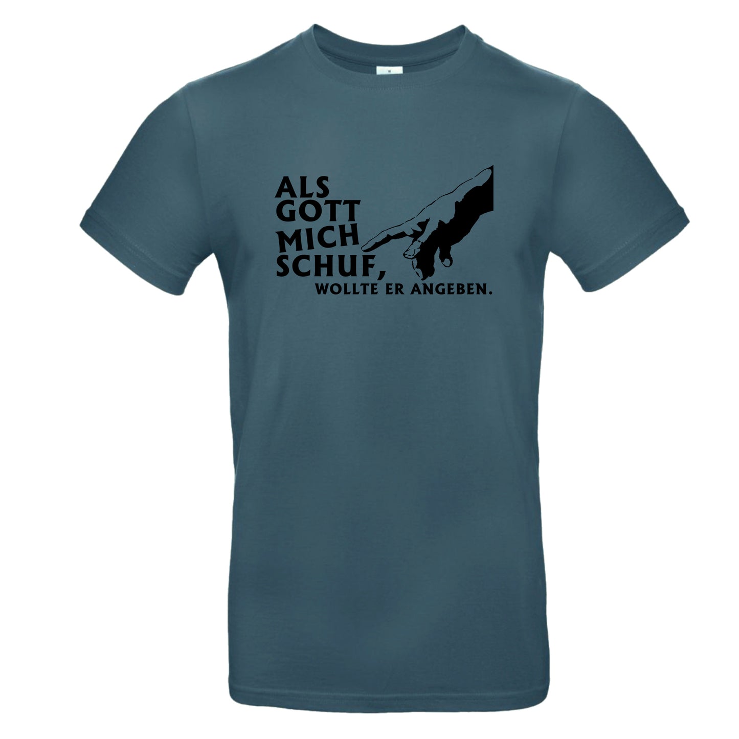 FairWear Men's T-Shirt 'When God made me, he wanted to show off.' cotton