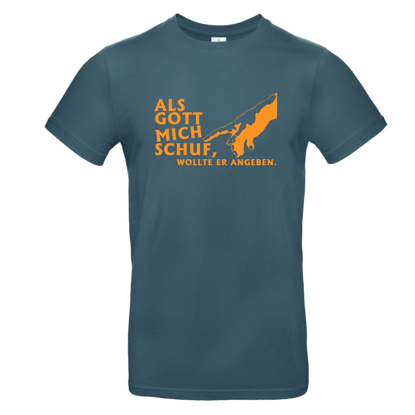 FairWear Men's T-Shirt 'When God made me, he wanted to show off.' cotton