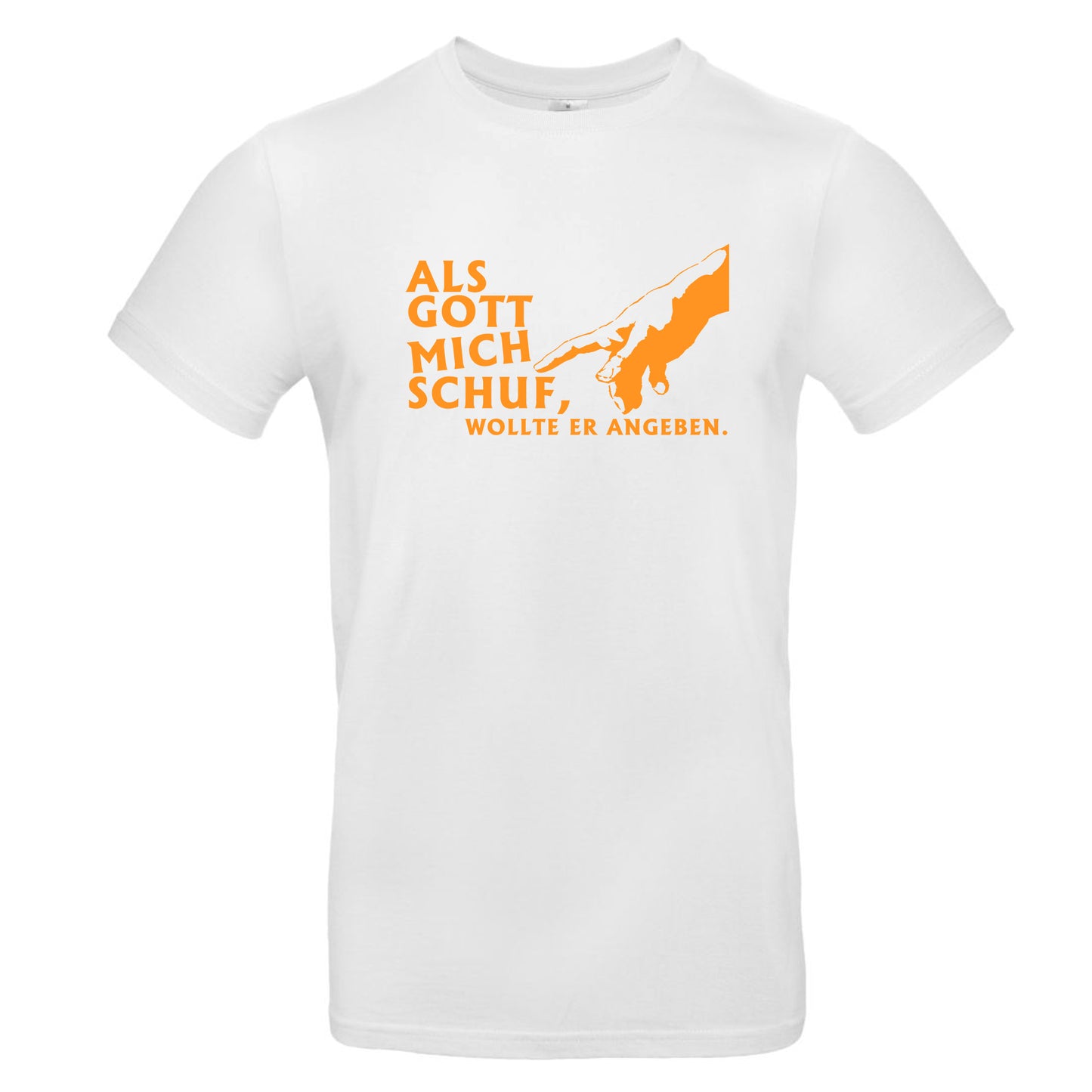 FairWear Men's T-Shirt 'When God made me, he wanted to show off.' cotton