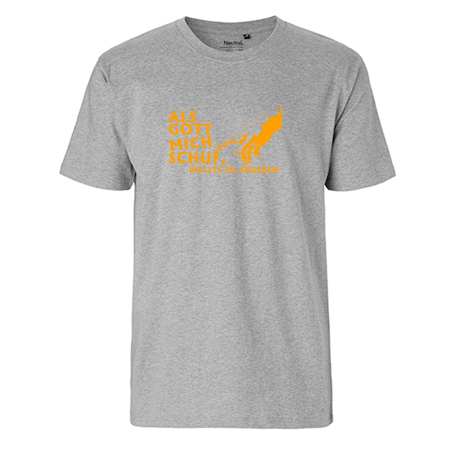FairTrade men's t-shirt 'Deer Origami' organic cotton