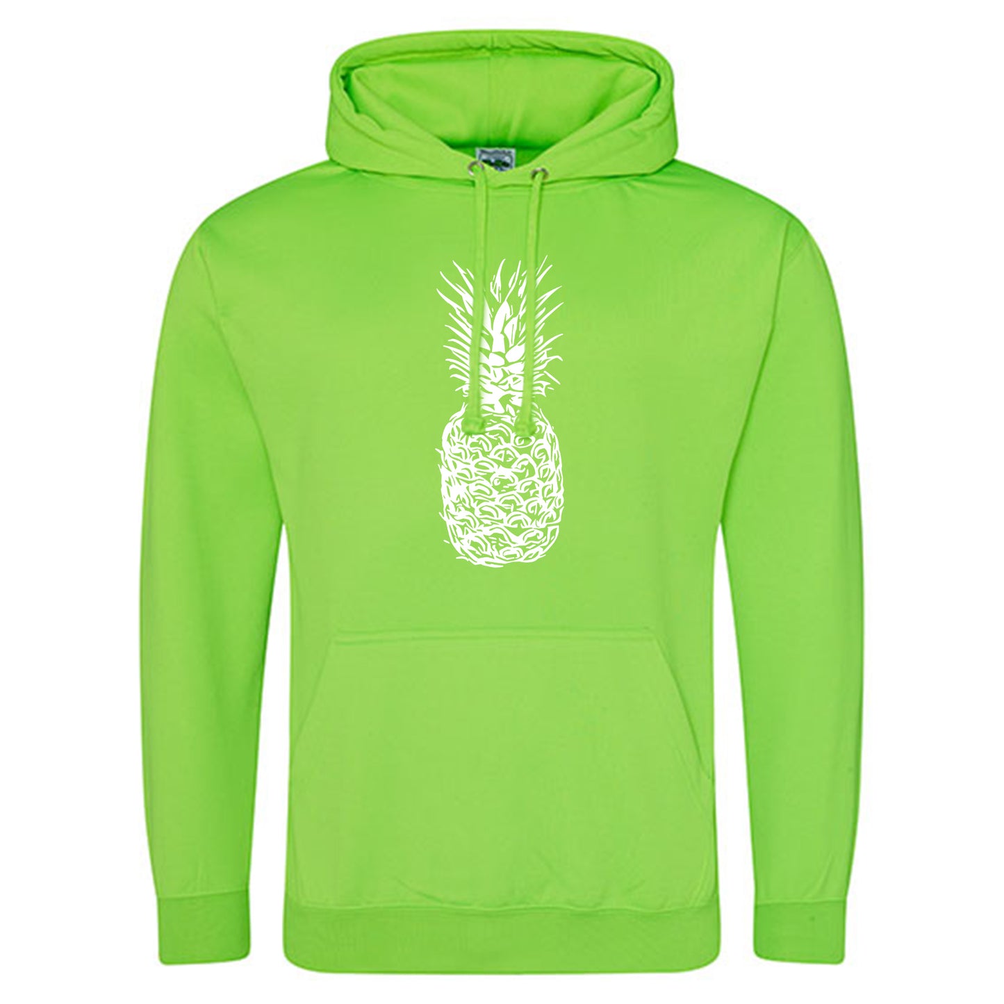 Electric Hoodie / Neon Kapuzenpulli / Motiv: Ananas