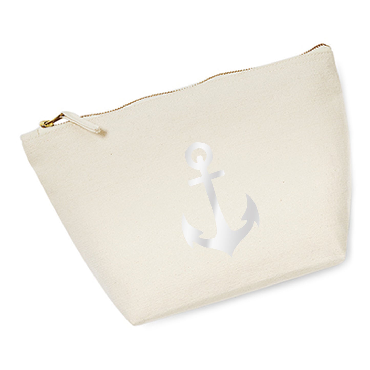 Cosmetic bag (M) 'Fuchs origami' cotton canvas