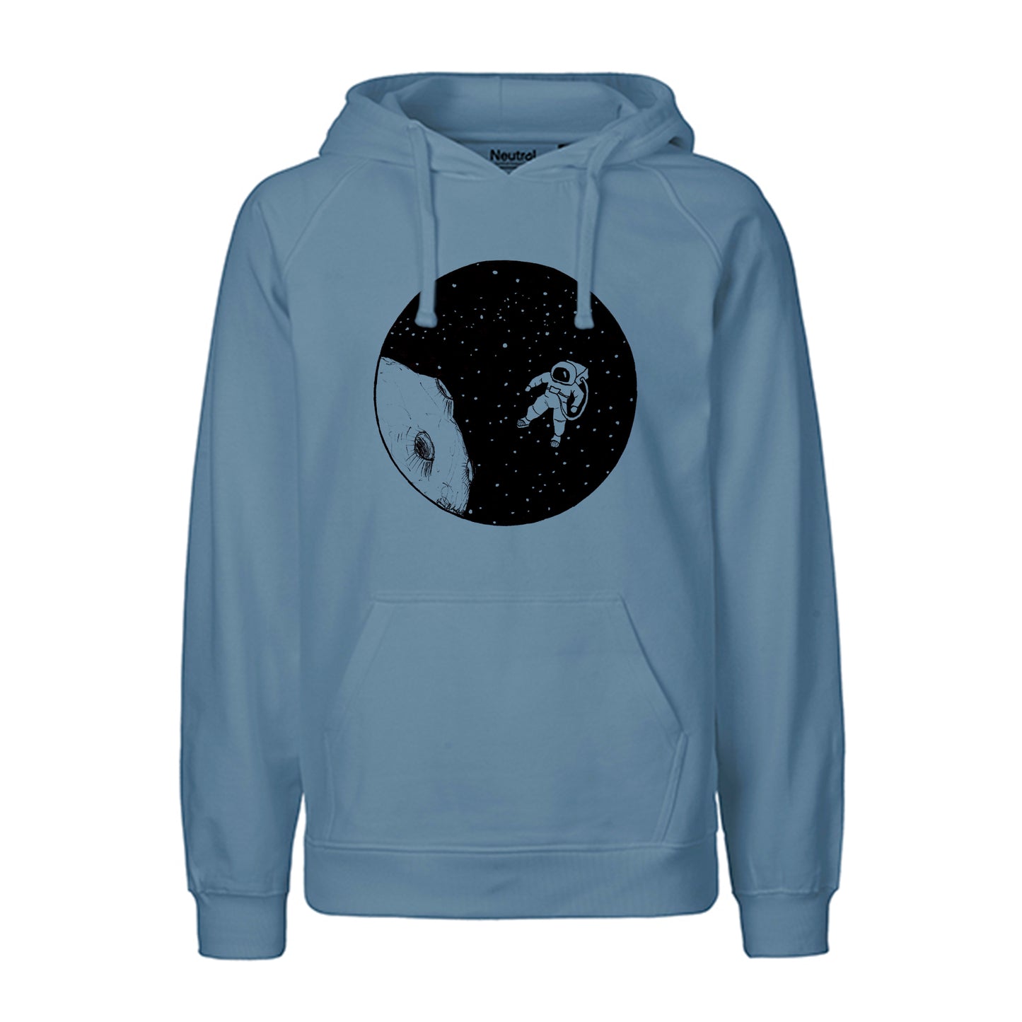 FairTrade hoodie/hoodie 'Astronaut' 100% organic cotton