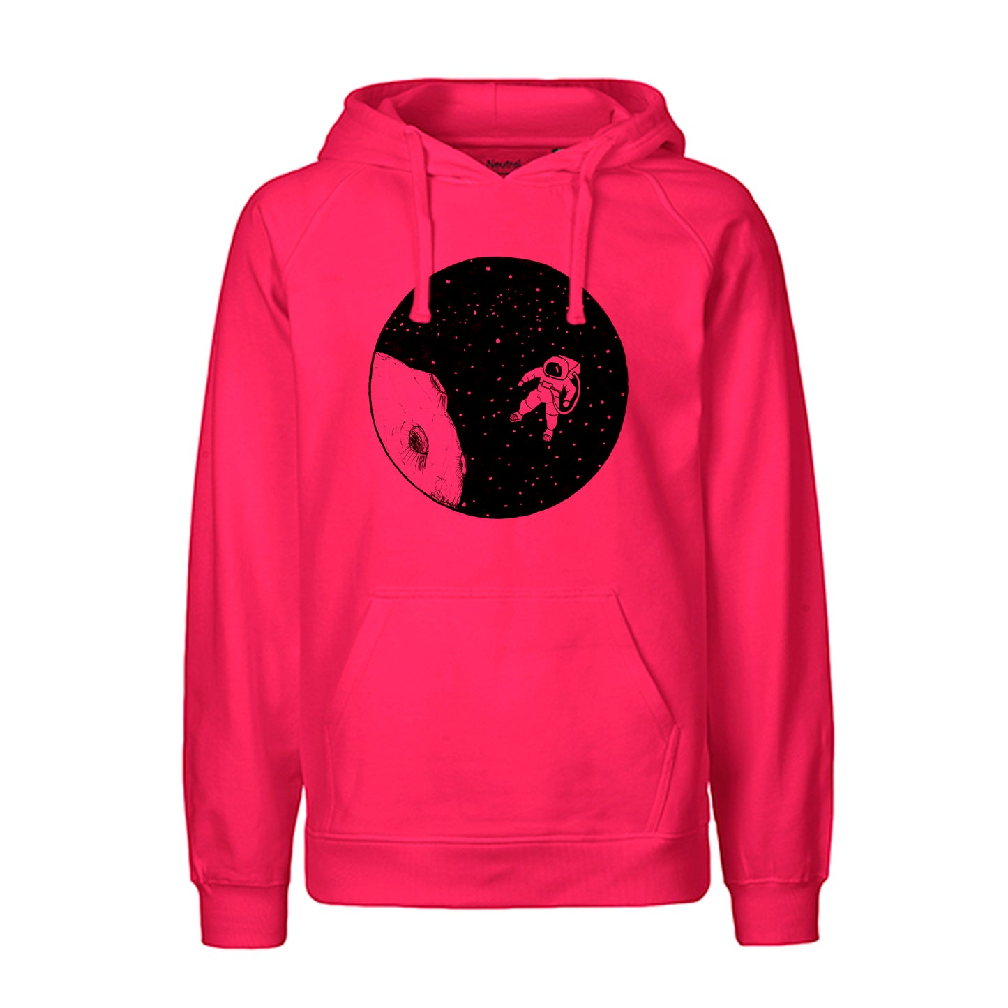 FairTrade hoodie/hoodie 'Astronaut' 100% organic cotton