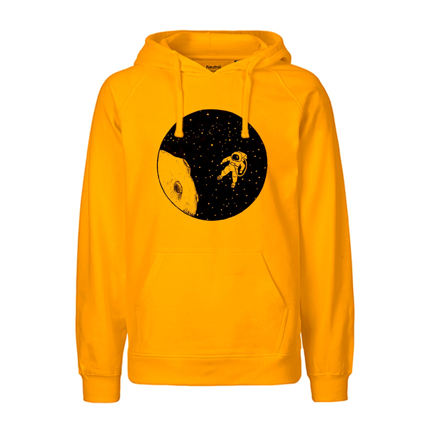 FairTrade hoodie/hoodie 'Astronaut' 100% organic cotton