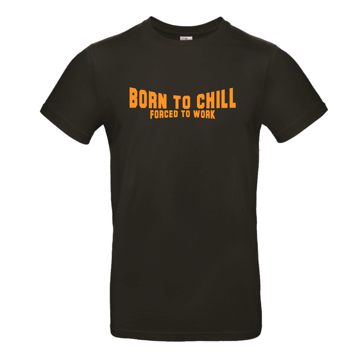 FairWear men's t-shirt 'Born to chill - Forced to work' cotton