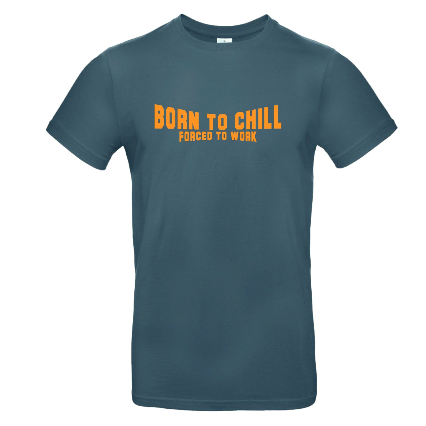 FairWear men's t-shirt 'Born to chill - Forced to work' cotton