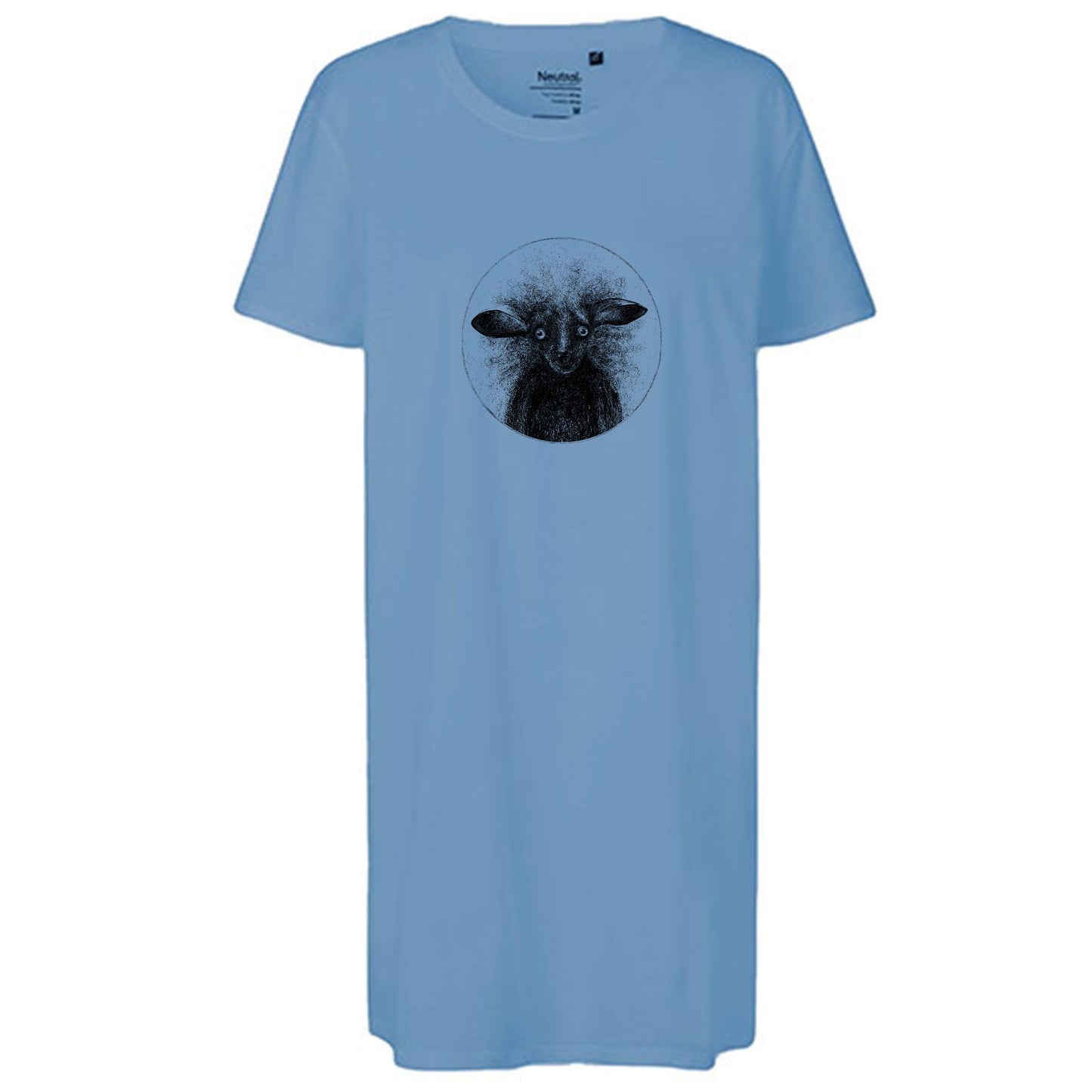 Kopie von Ladies´ Long Length T-Shirt | Motiv: Aye Aye | Bio-BW