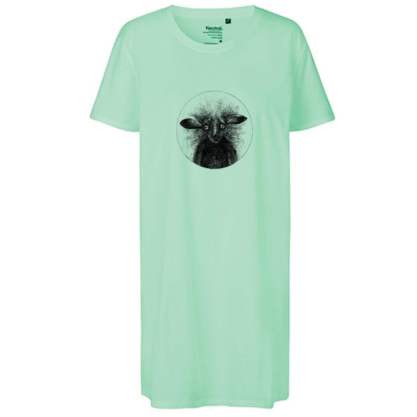 Kopie von Ladies´ Long Length T-Shirt | Motiv: Aye Aye | Bio-BW