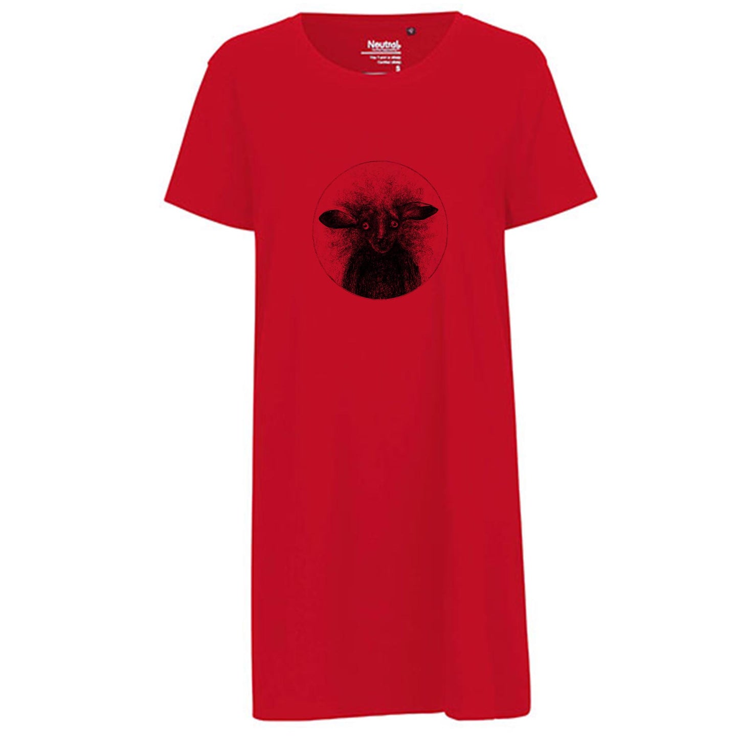 Kopie von Ladies´ Long Length T-Shirt | Motiv: Aye Aye | Bio-BW