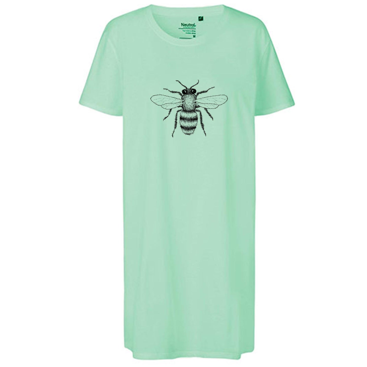 Ladies´ Long Length T-Shirt | Motiv: Biene | Bio-BW