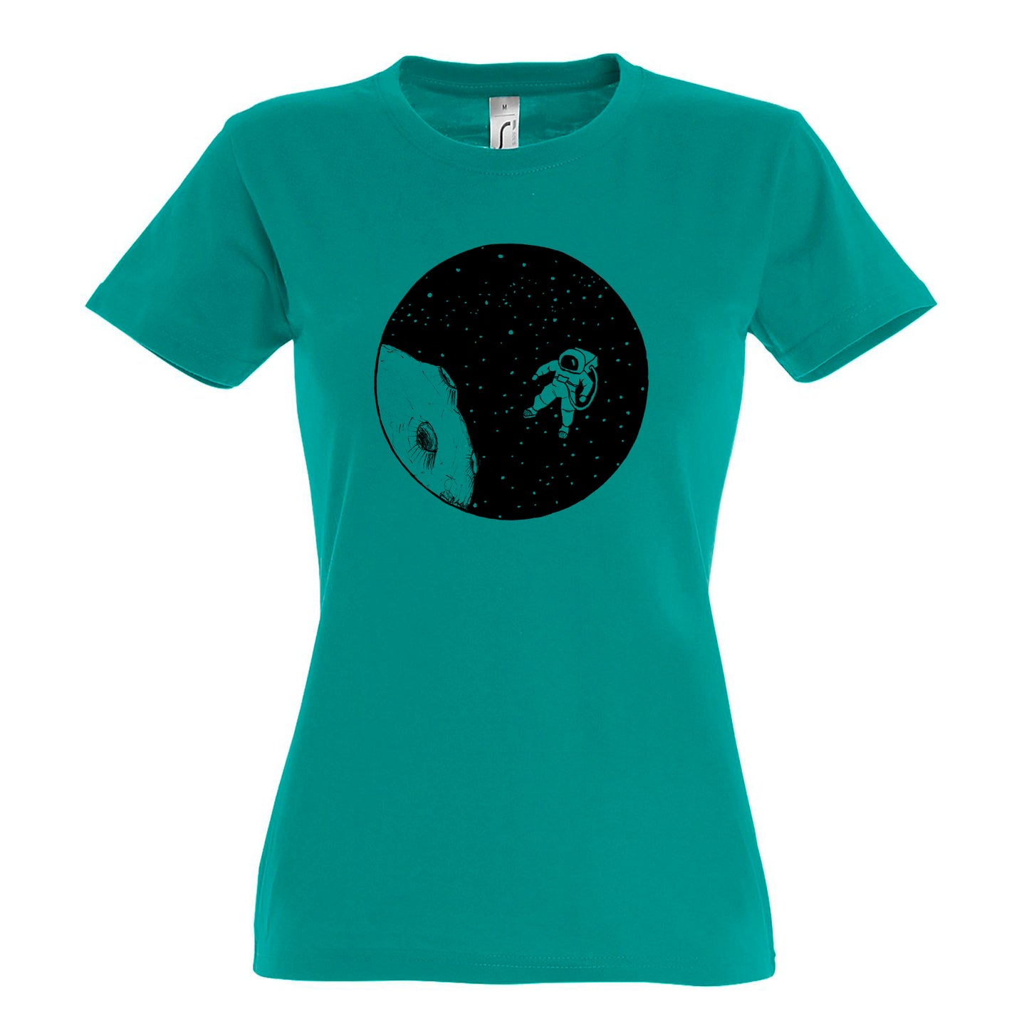 FairWear women's t-shirt 'Astronaut - drawn' drawn cotton