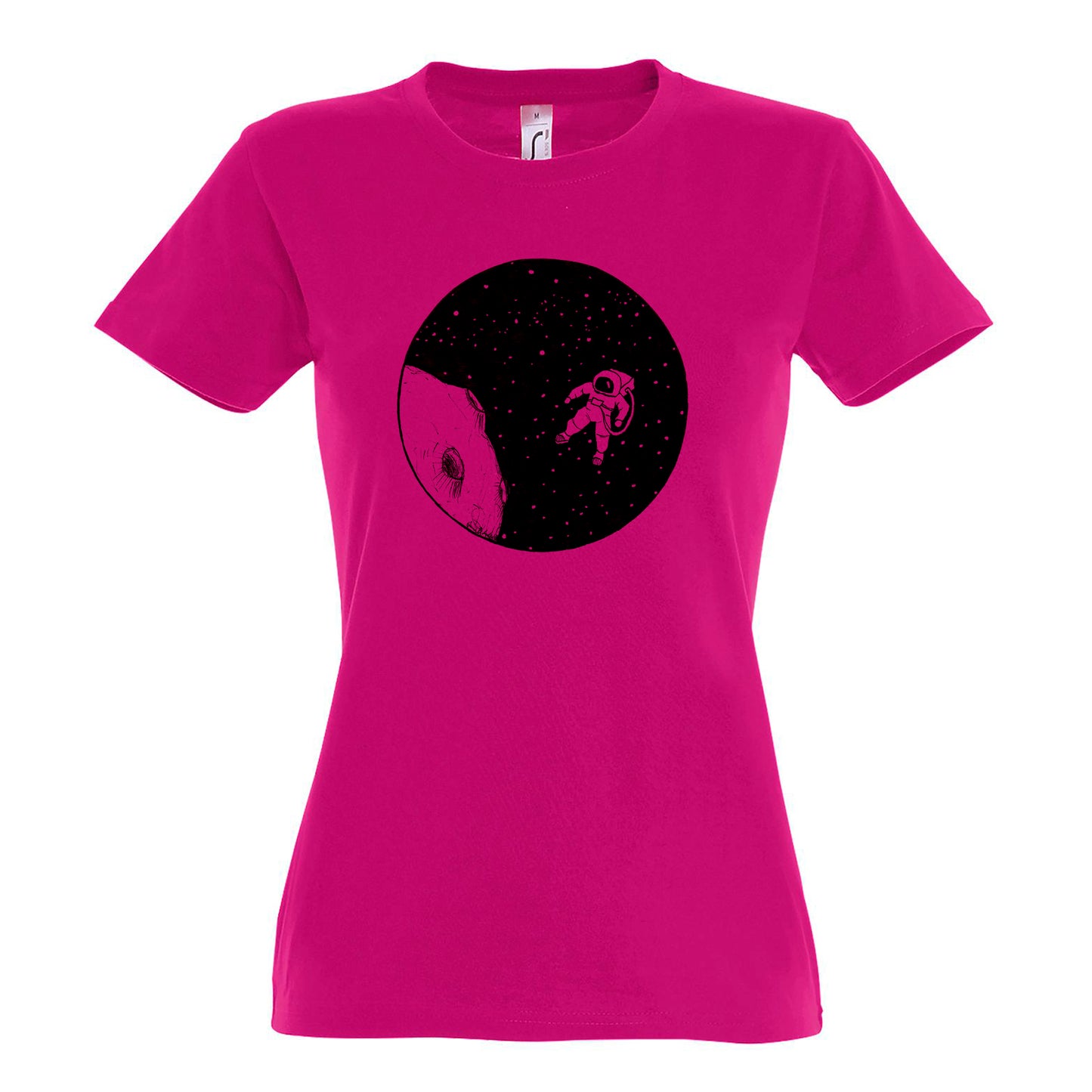 FairWear women's t-shirt 'Astronaut - drawn' drawn cotton