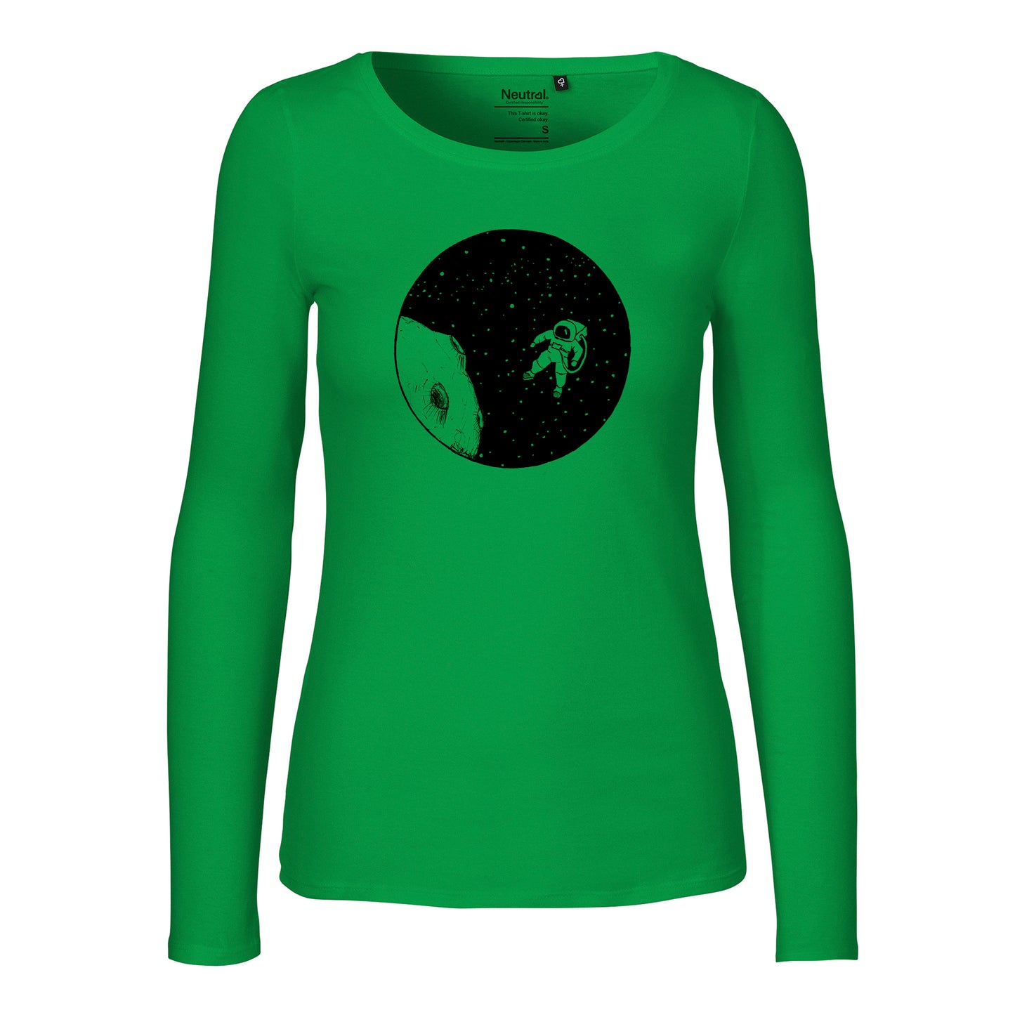 Damen FairTrade Longsleeve "Astronaut" 100% BioBaumwolle und aus nachhaltiger Produktion
