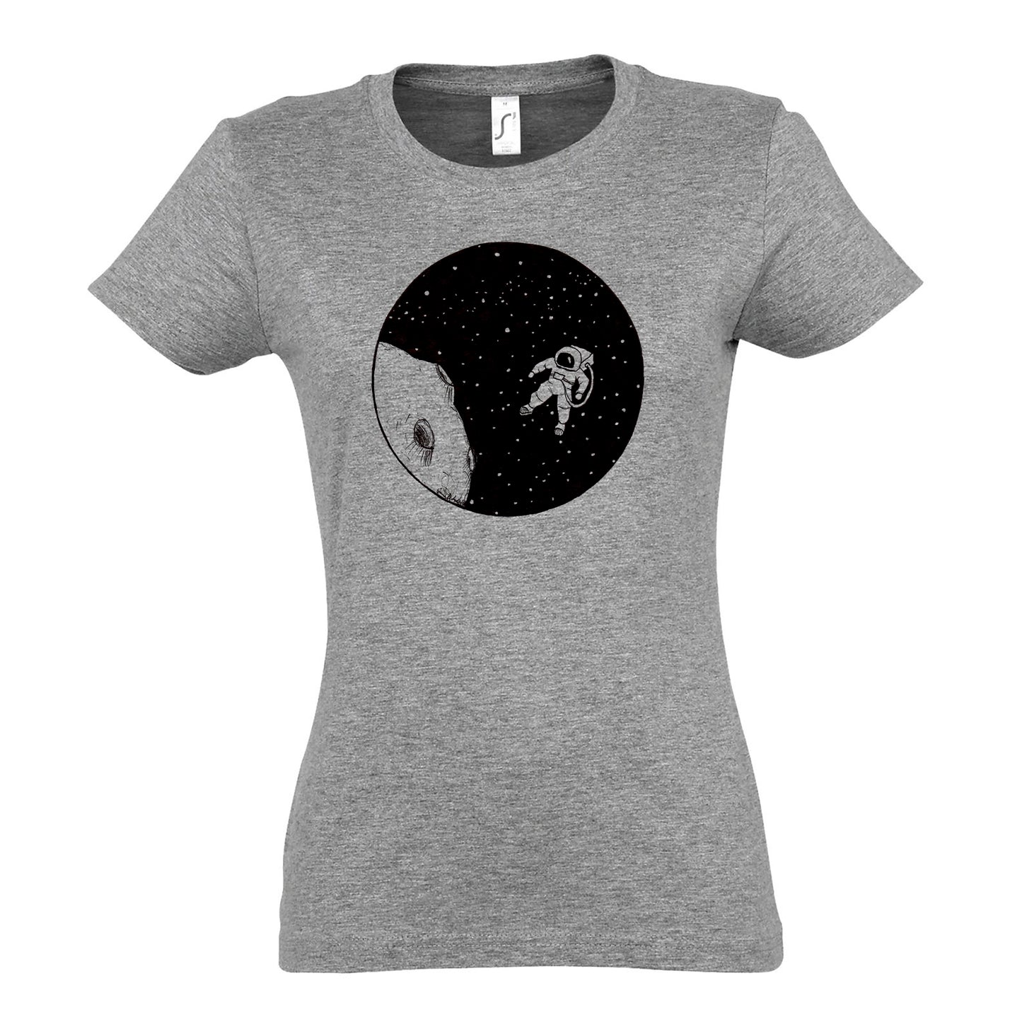 FairWear women's t-shirt 'Astronaut - drawn' drawn cotton