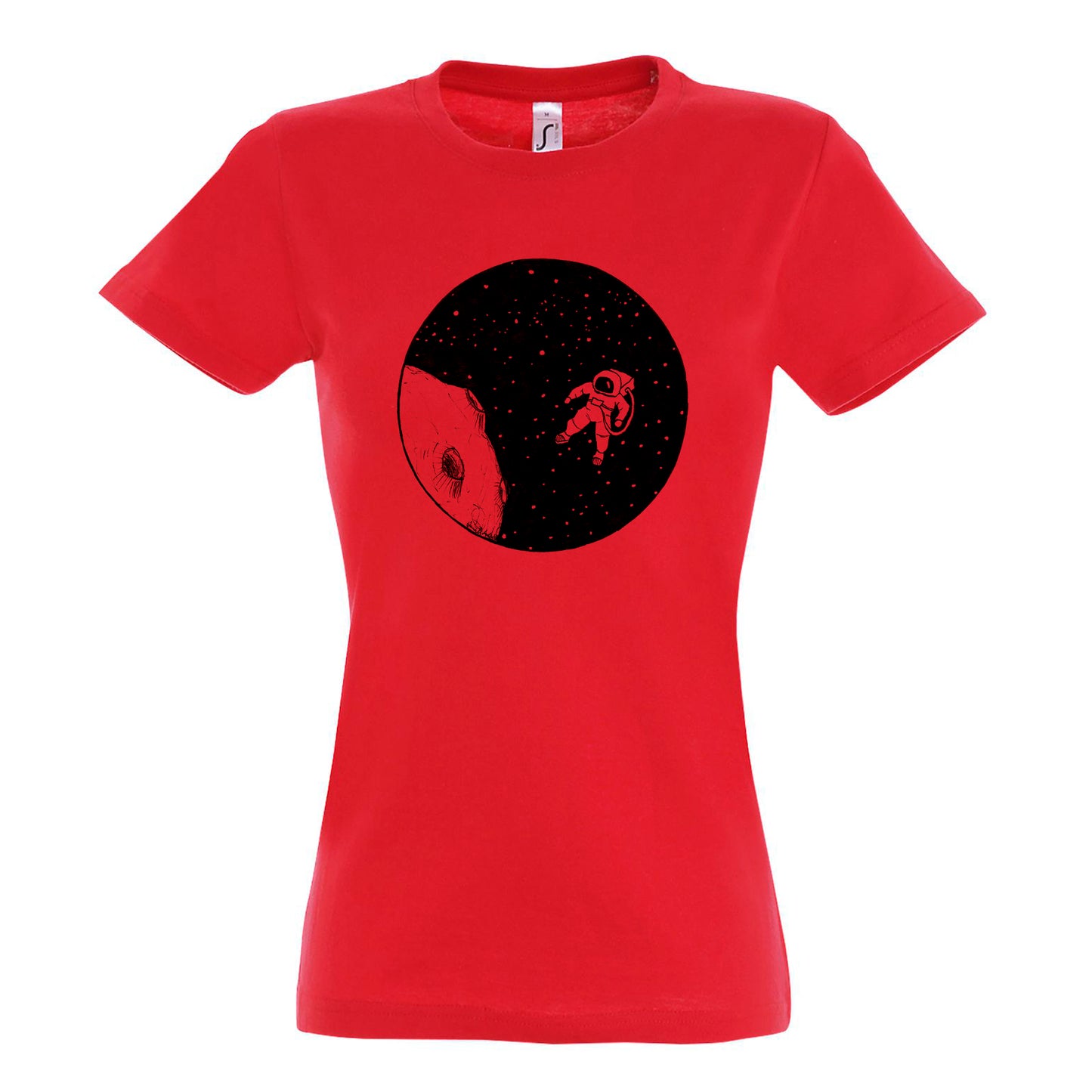 FairWear women's t-shirt 'Astronaut - drawn' drawn cotton