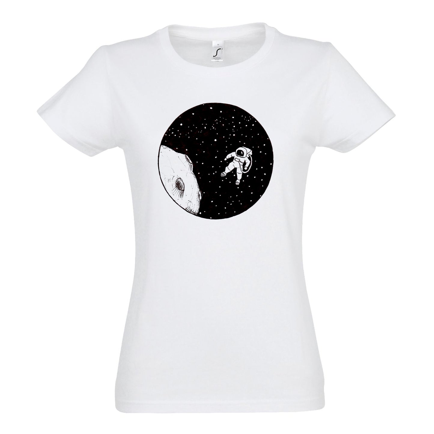 FairWear women's t-shirt 'Astronaut - drawn' drawn cotton