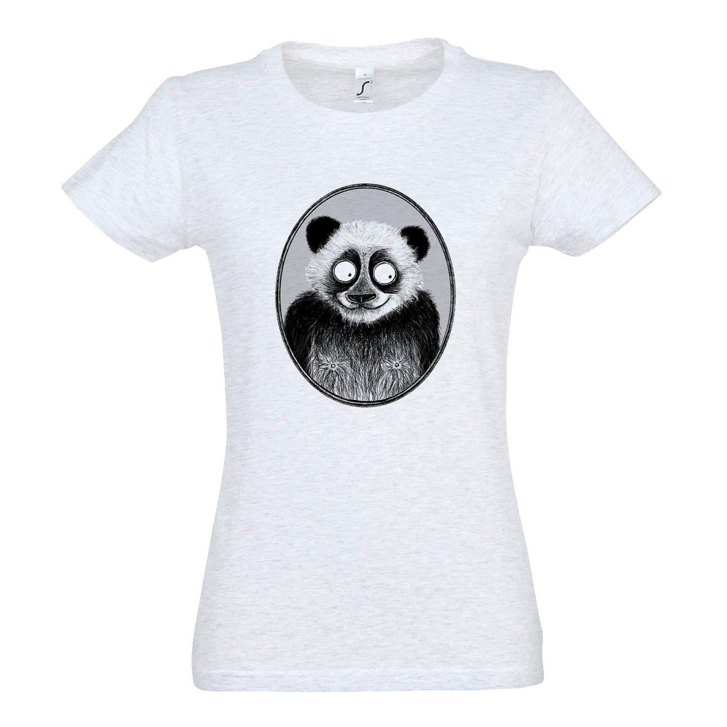 FairWear women's t-shirt 'Panda drawn' cotton