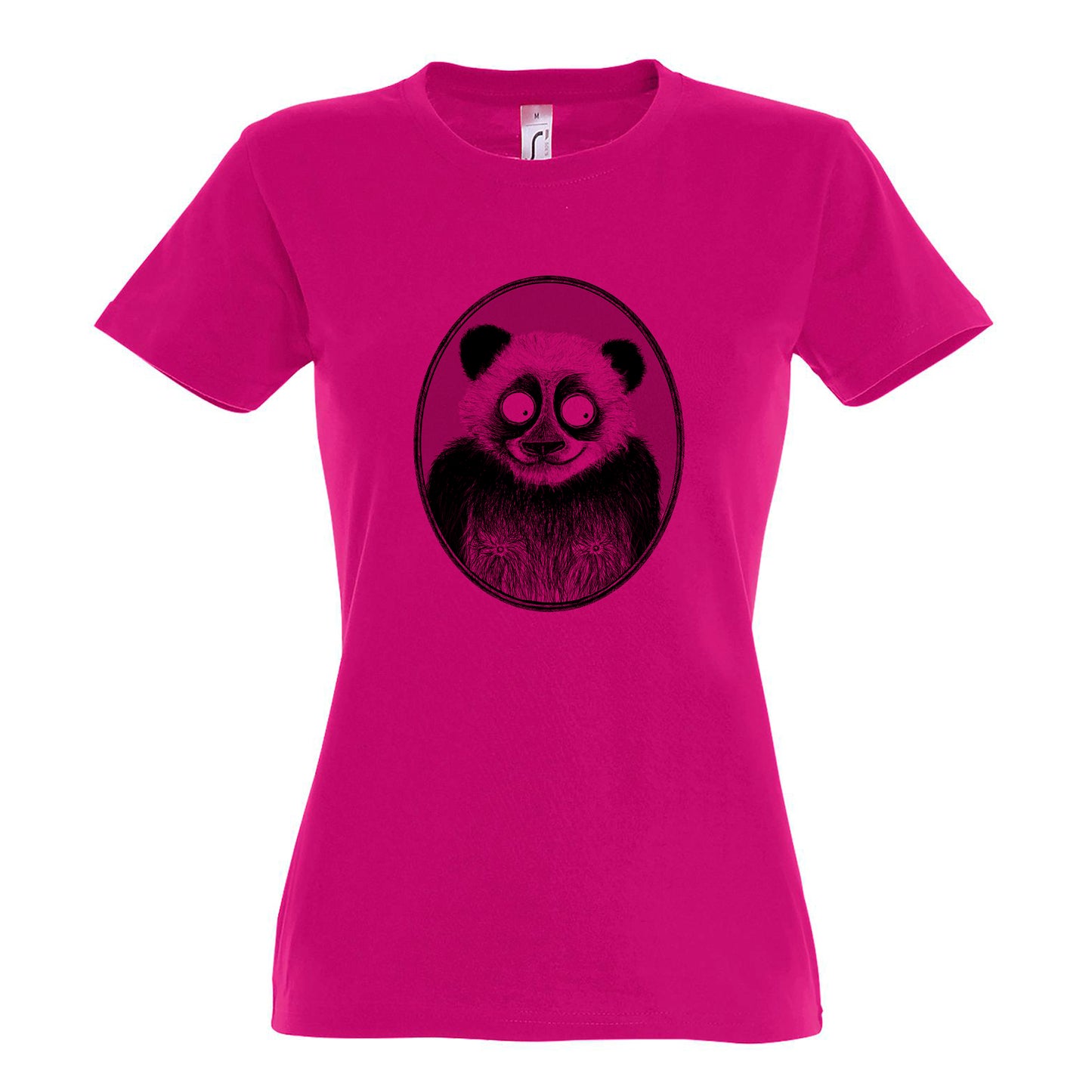 FairWear women's t-shirt 'Panda drawn' cotton