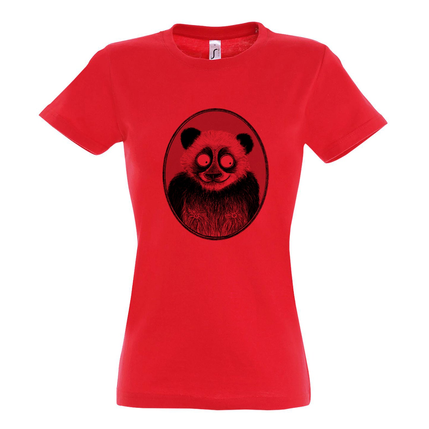 FairWear women's t-shirt 'Panda drawn' cotton