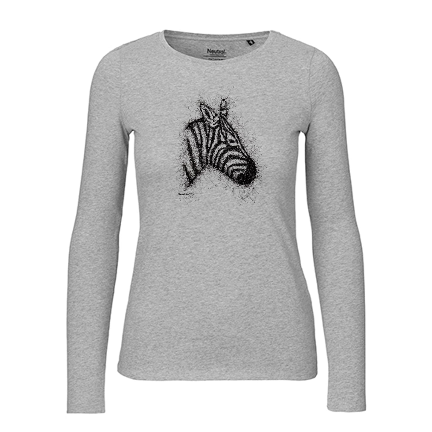 Damen FairTrade Longsleeve "Zebra" 100% BioBaumwolle und aus nachhaltiger Produktion