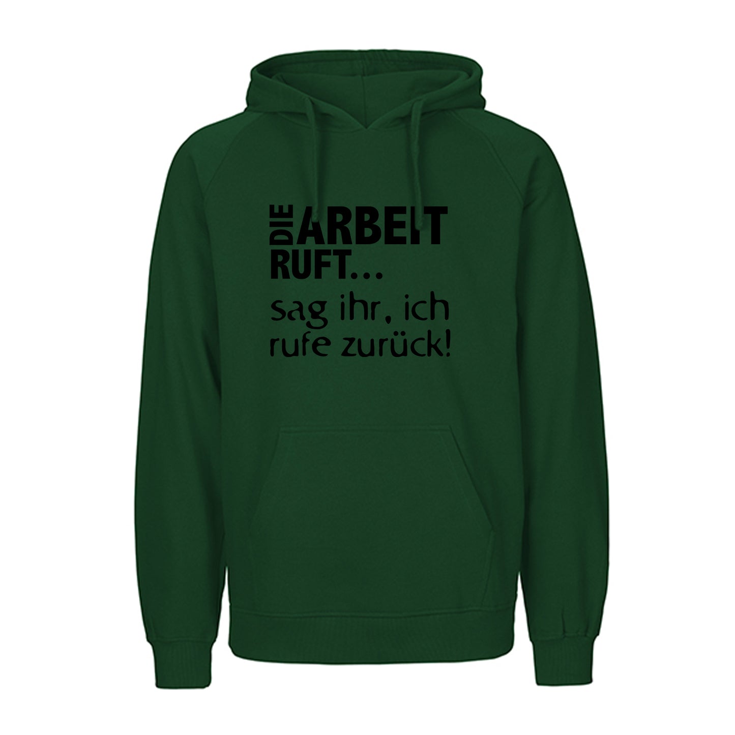 FairTrade hoodie/hoodie 'Nö comic figure' 100% organic cotton