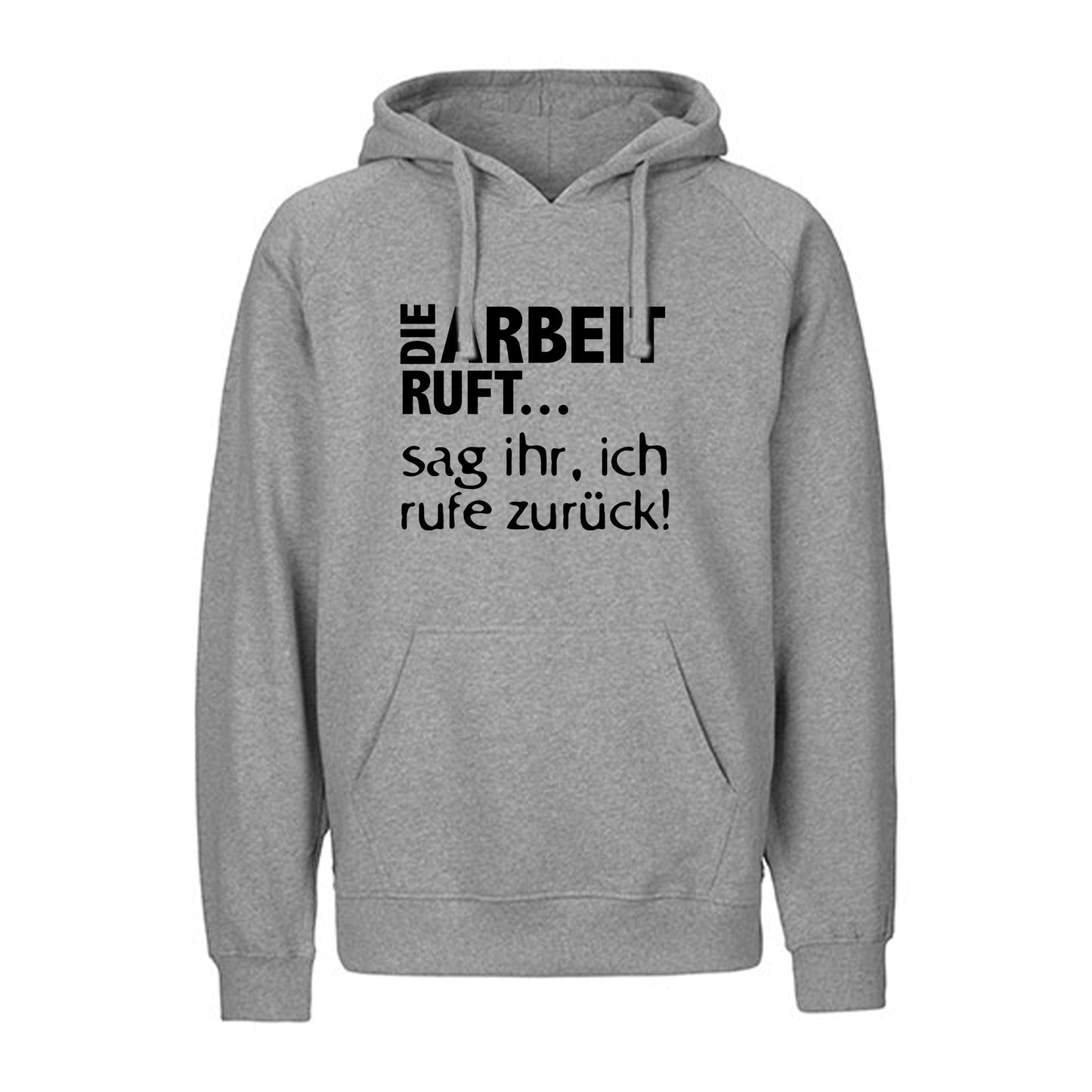 FairTrade hoodie/hoodie 'Nö comic figure' 100% organic cotton
