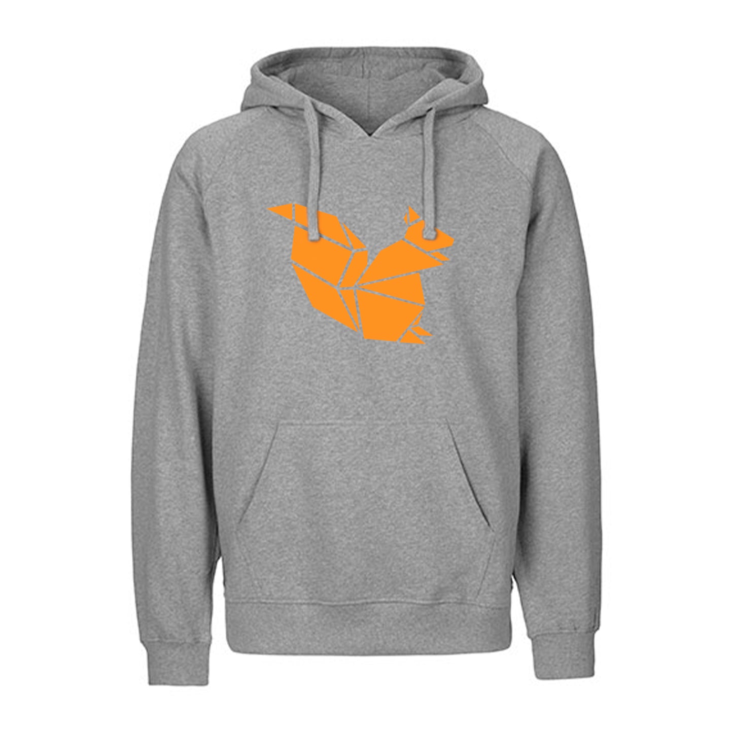 FairTrade hoodie/hoodie 'squirrel origami' 100% organic cotton