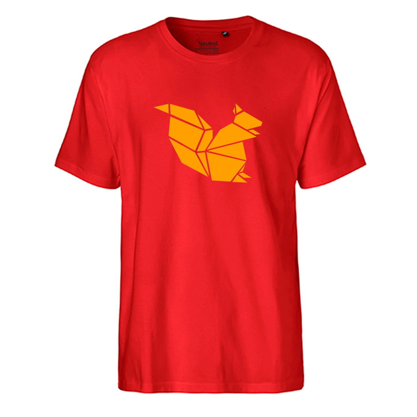 FairTrade men's t-shirt 'Deer Origami' organic cotton