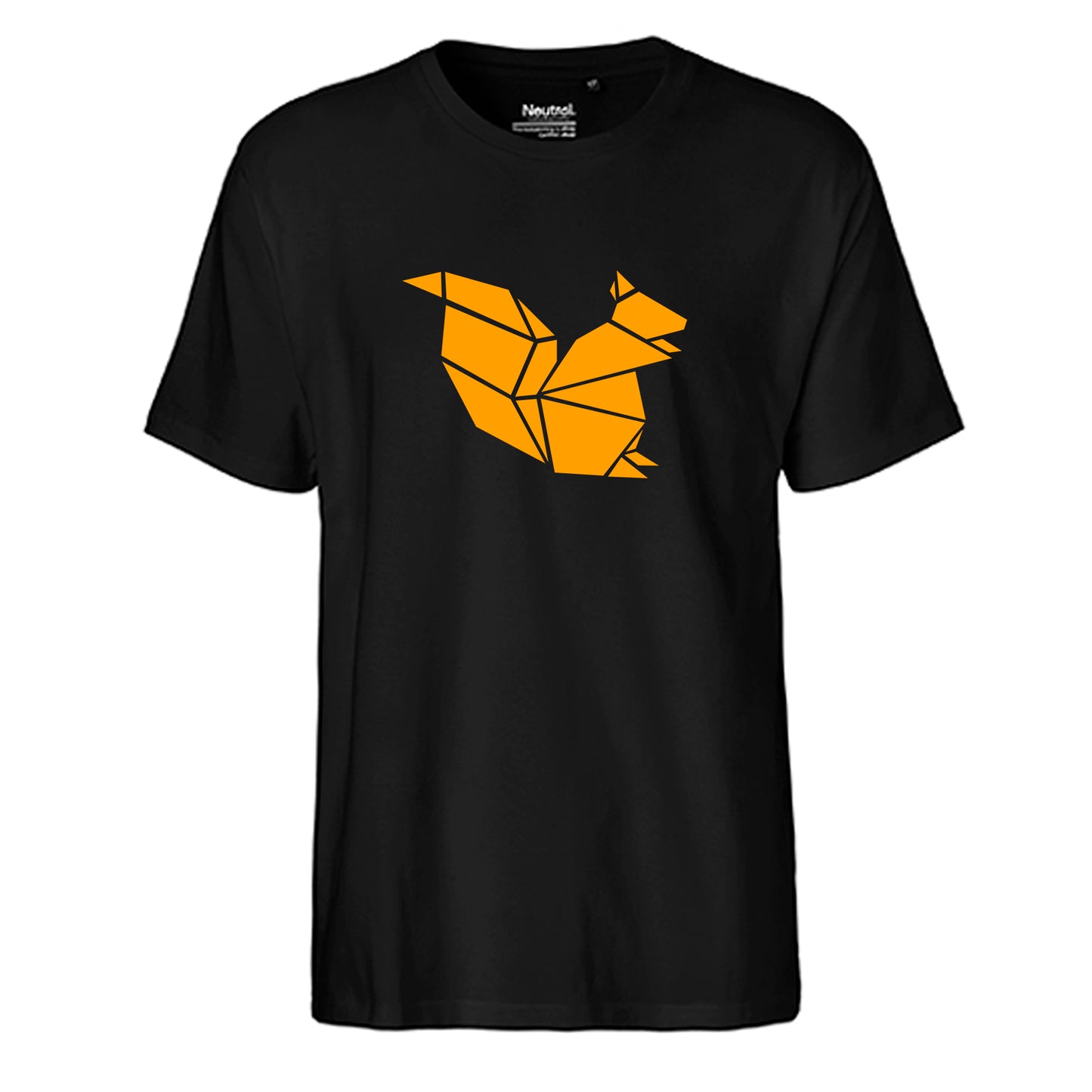 FairTrade men's t-shirt 'Deer Origami' organic cotton