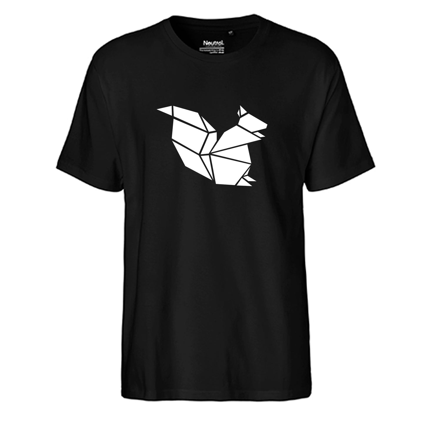 FairTrade men's t-shirt 'Deer Origami' organic cotton