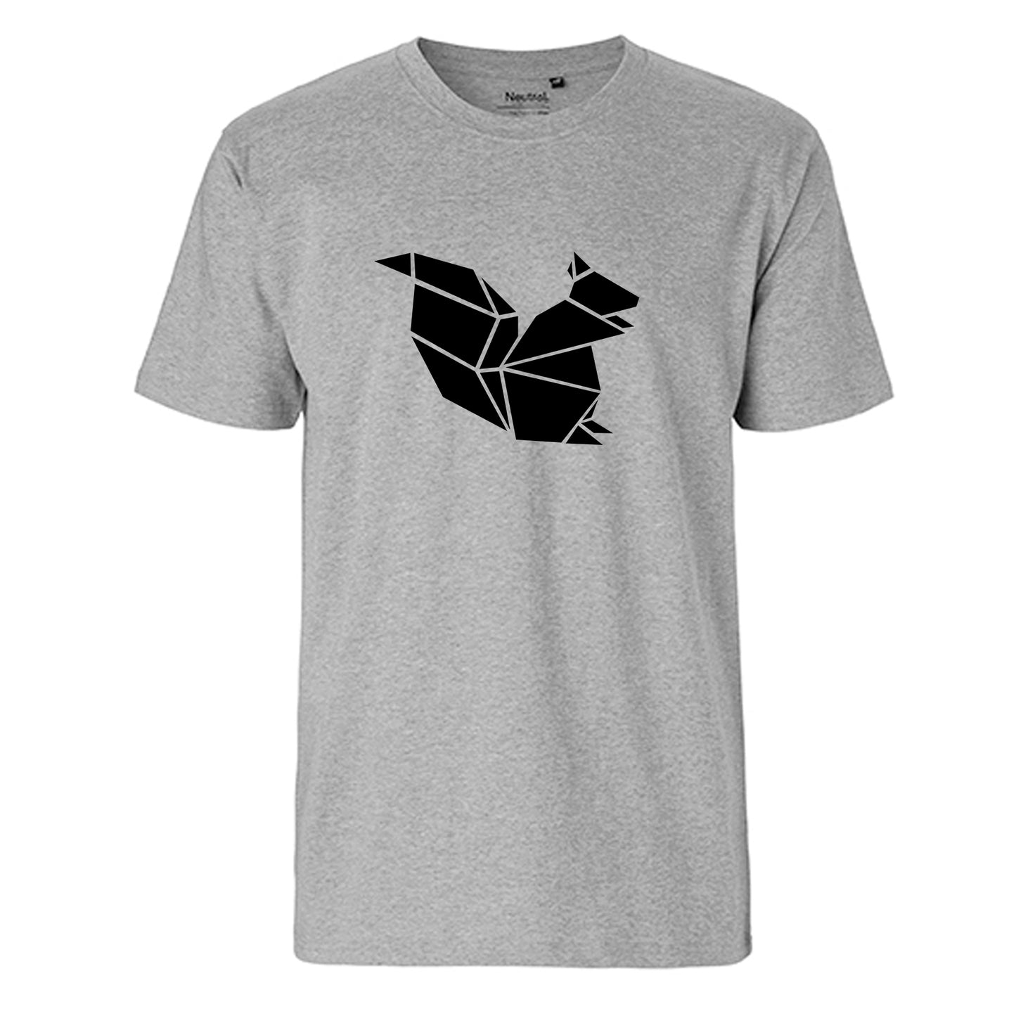 FairTrade men's t-shirt 'Deer Origami' organic cotton
