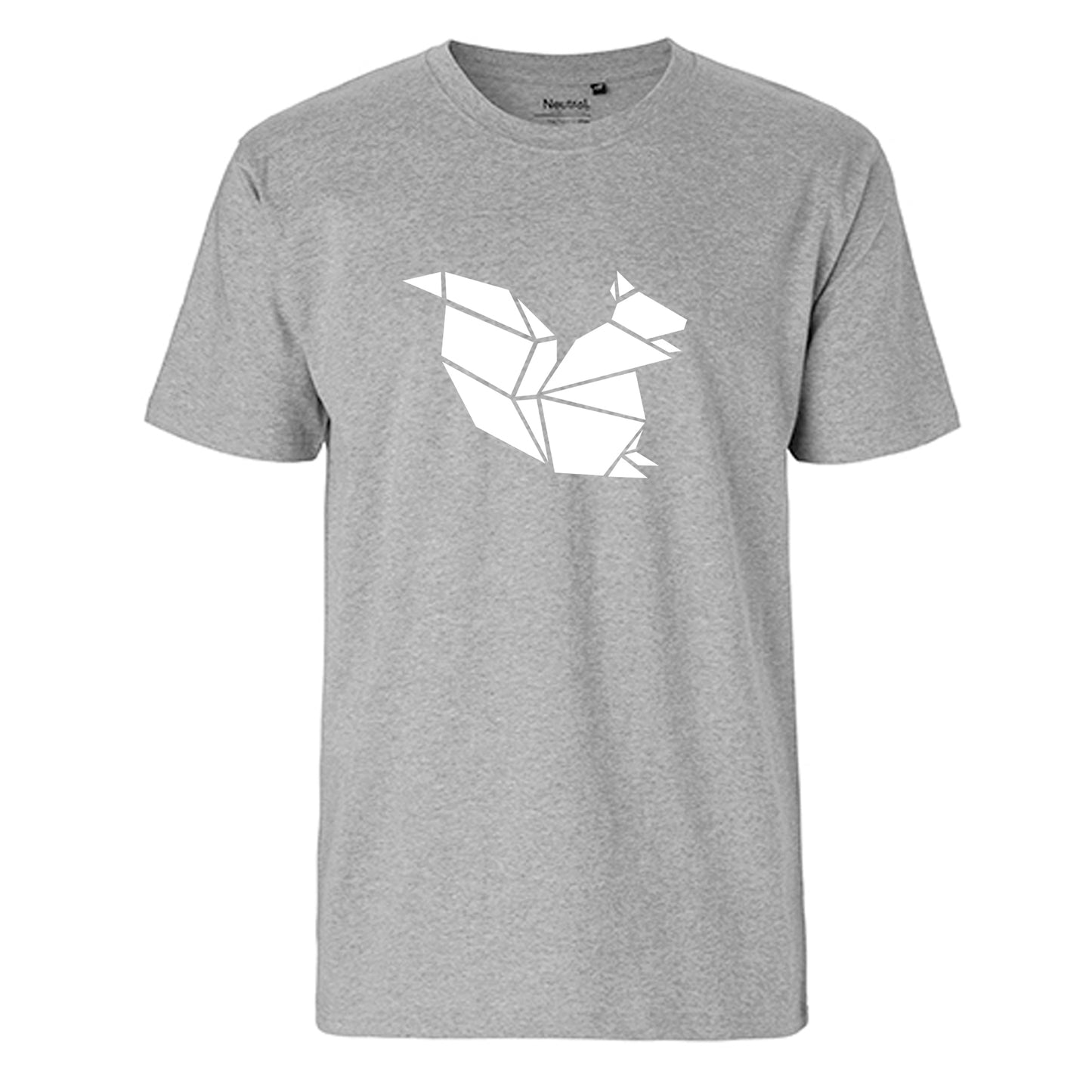 FairTrade men's t-shirt 'Deer Origami' organic cotton