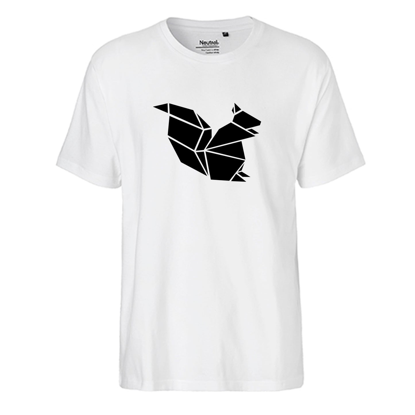 FairTrade men's t-shirt 'Deer Origami' organic cotton
