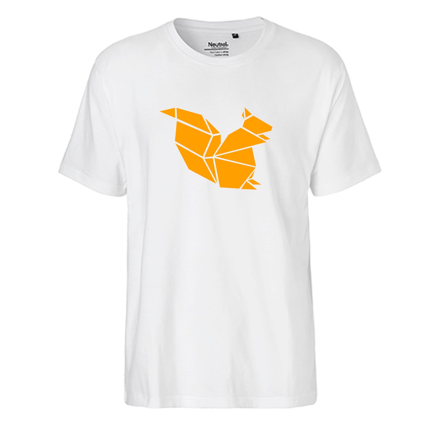 FairTrade men's t-shirt 'Deer Origami' organic cotton