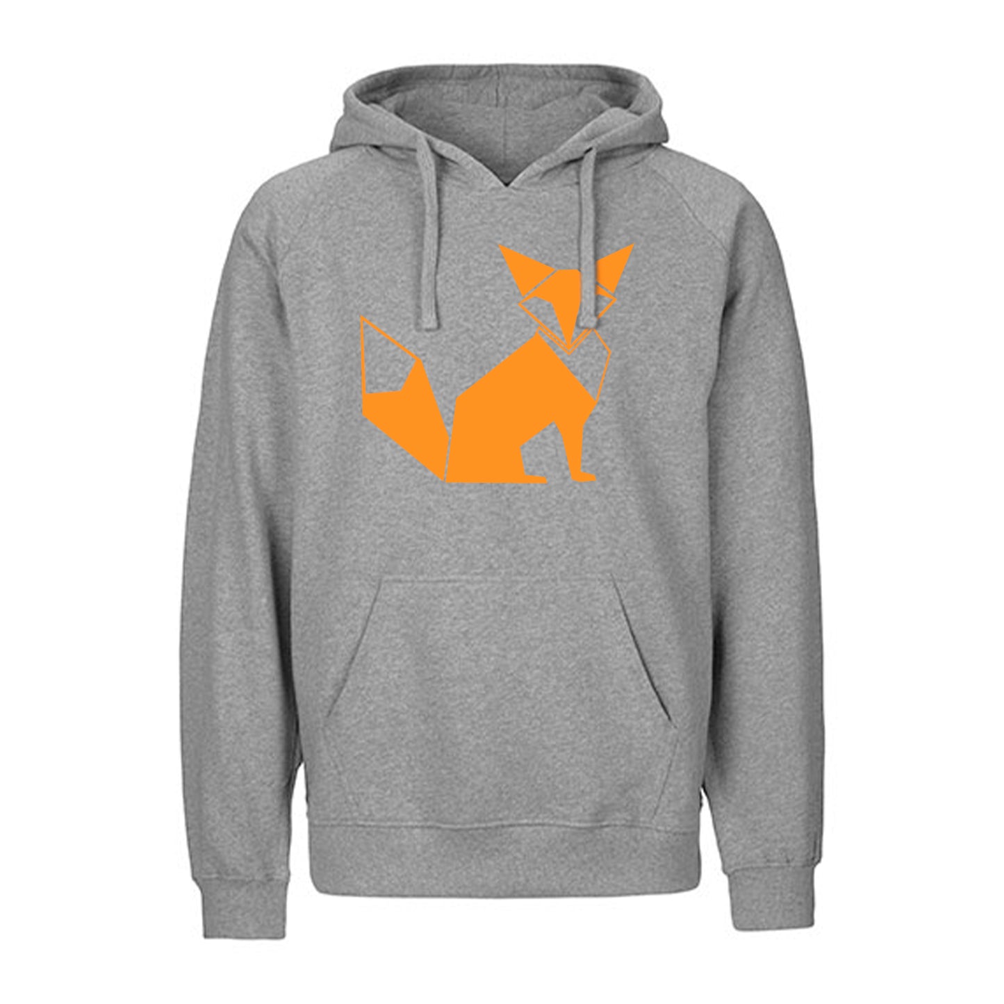 FairTrade hoodie/hoodie 'Fuchs origami' 100% organic cotton