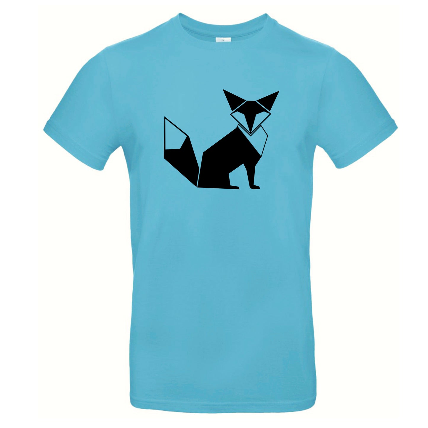 FairWear men's t-shirt 'fox origami' cotton