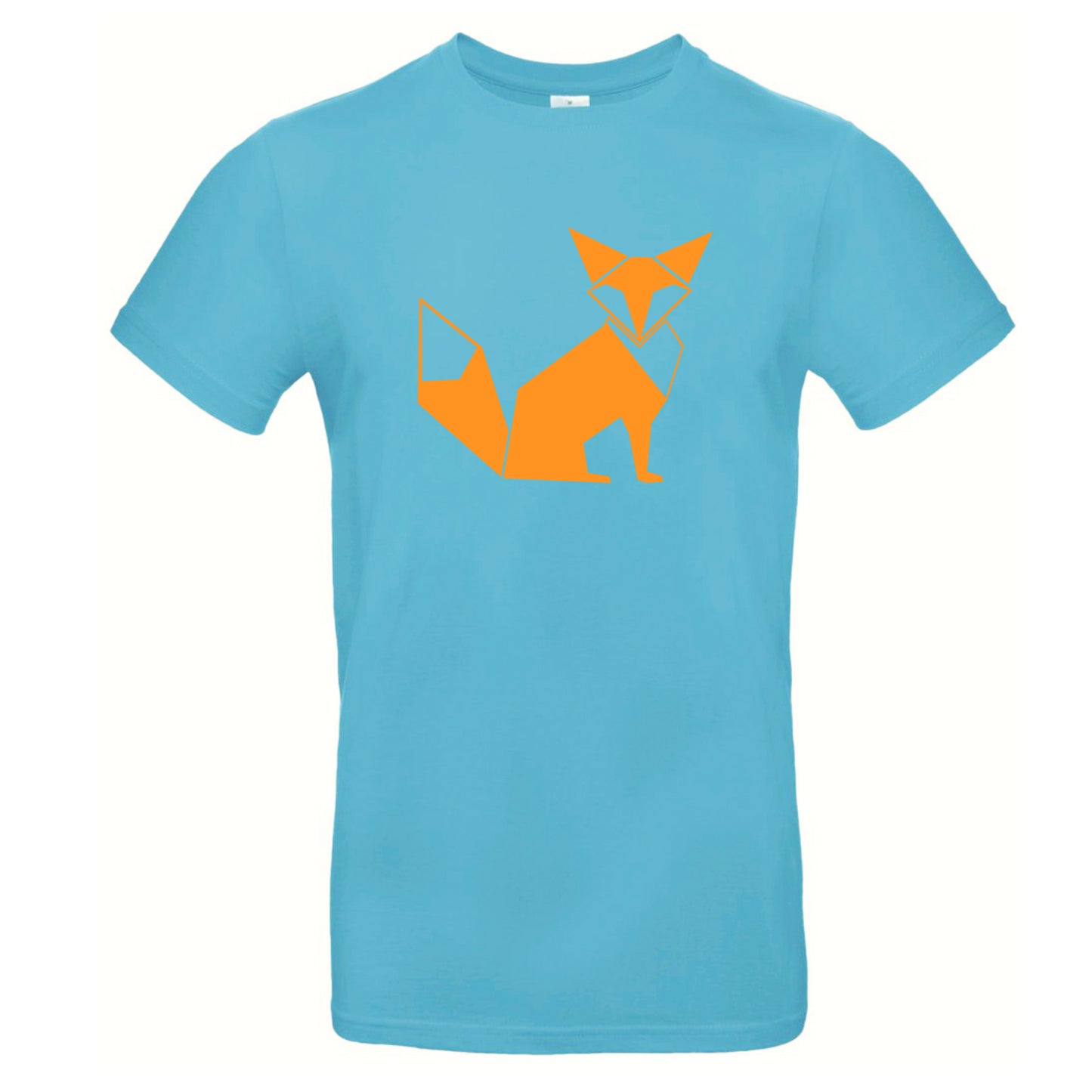 FairWear men's t-shirt 'fox origami' cotton