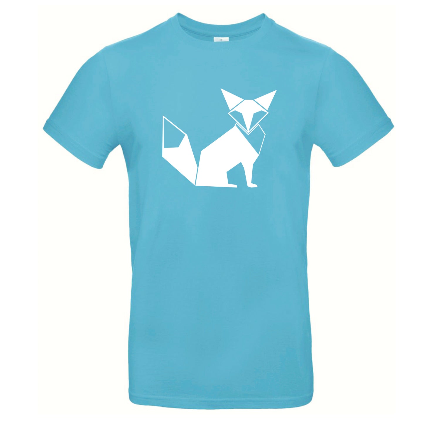 FairWear men's t-shirt 'fox origami' cotton