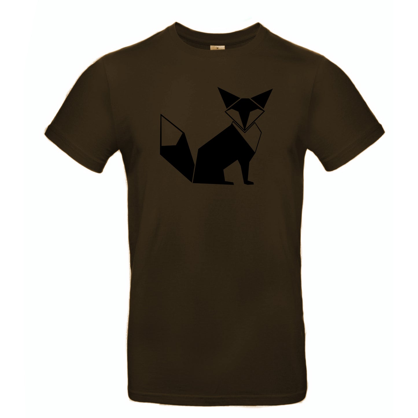 FairWear men's t-shirt 'fox origami' cotton