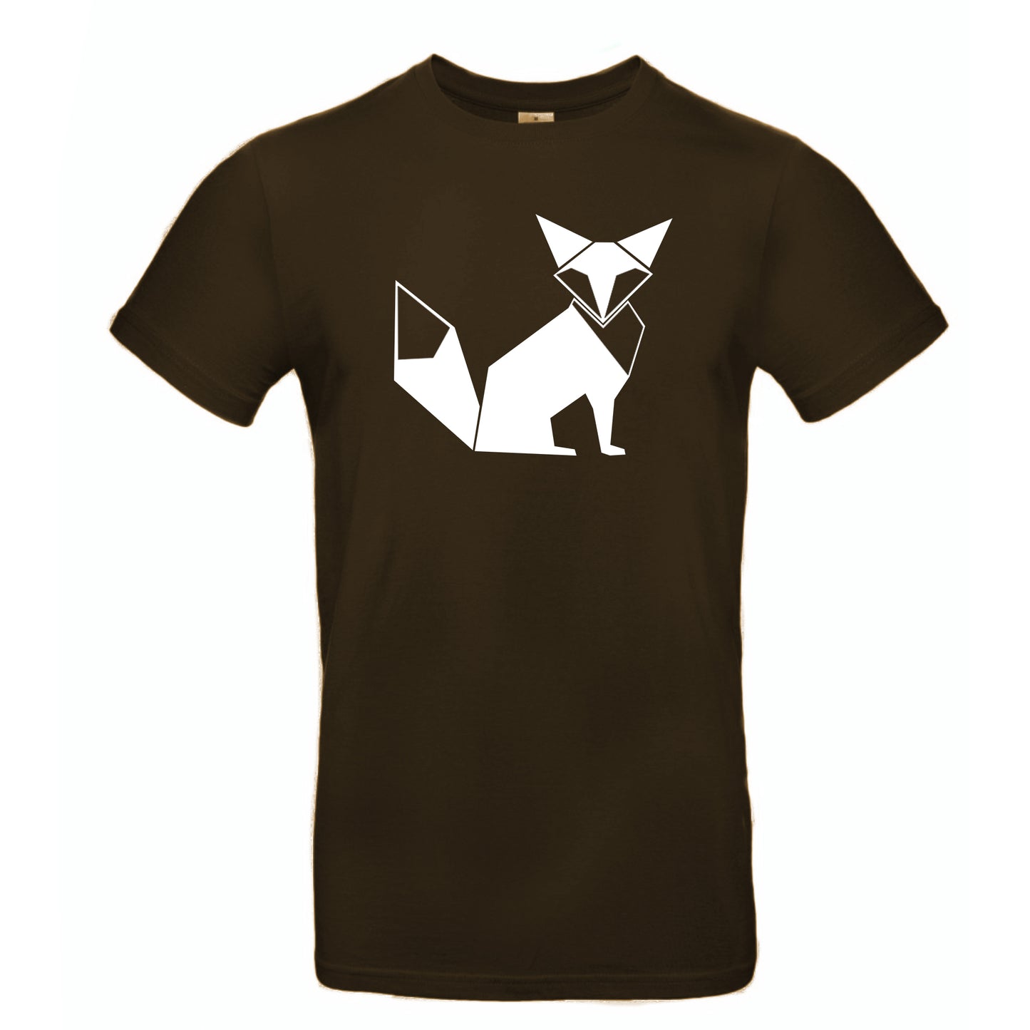 FairWear men's t-shirt 'fox origami' cotton