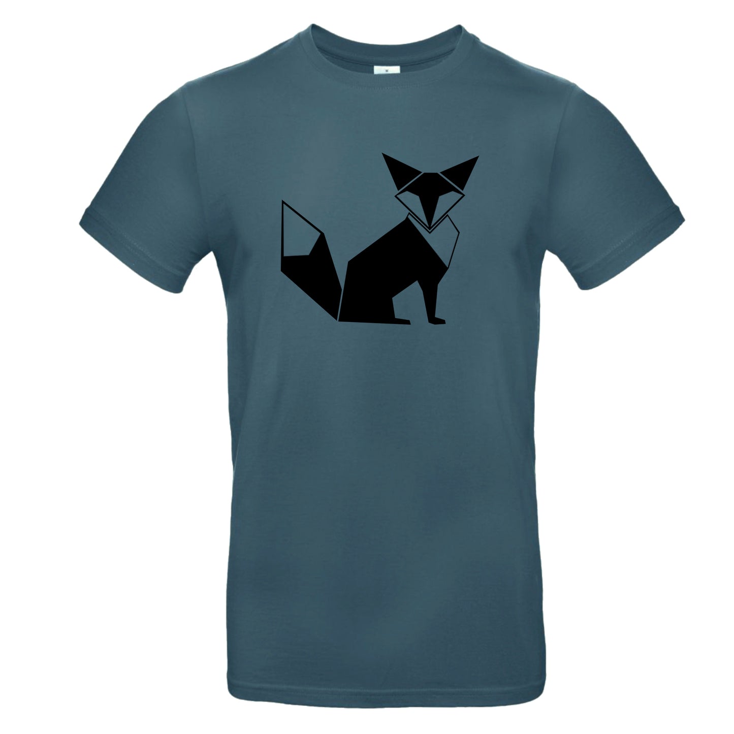 FairWear men's t-shirt 'fox origami' cotton