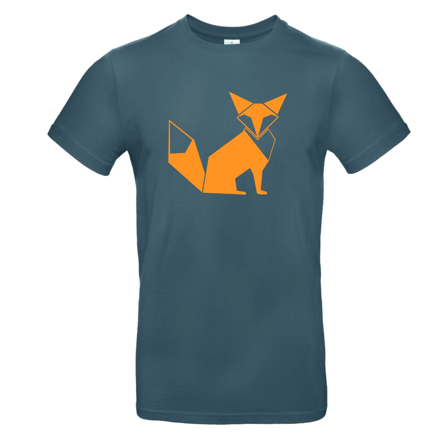 FairWear men's t-shirt 'fox origami' cotton