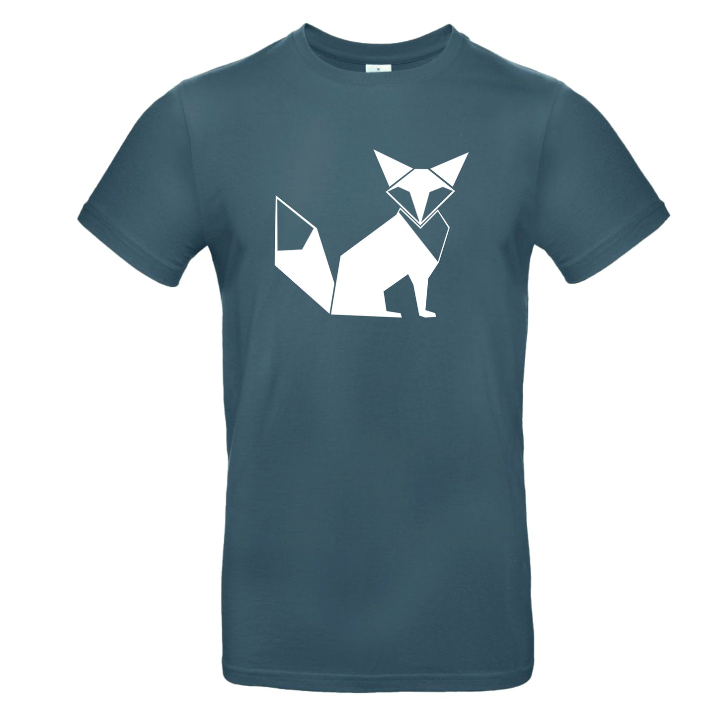 FairWear men's t-shirt 'fox origami' cotton