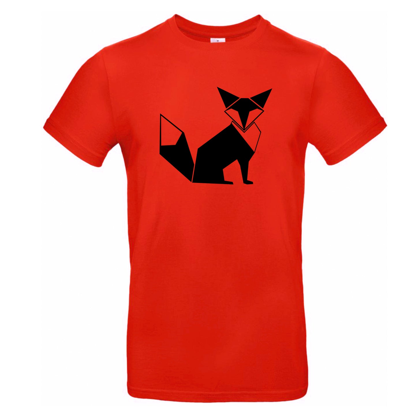 FairWear men's t-shirt 'fox origami' cotton