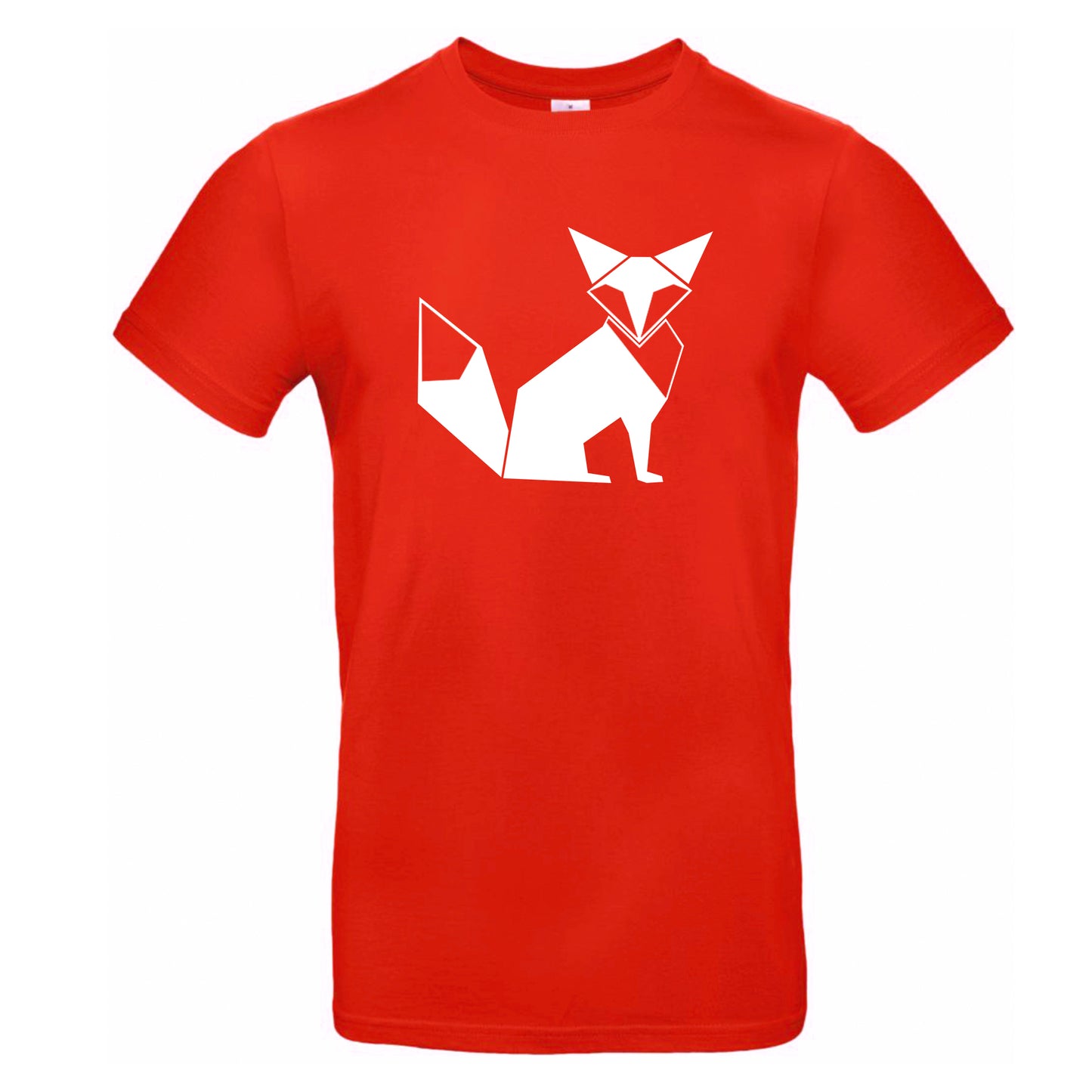 FairWear men's t-shirt 'fox origami' cotton