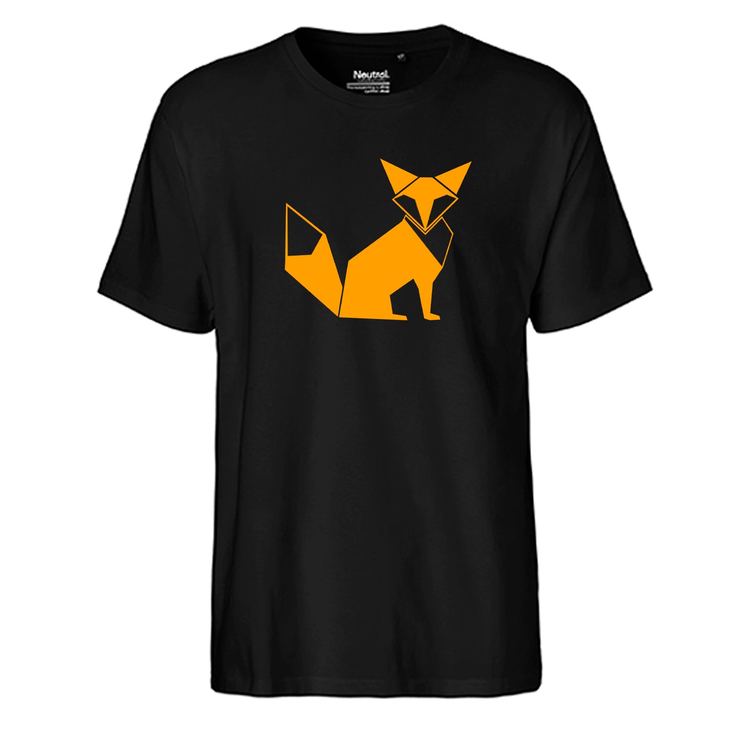 FairTrade men's t-shirt 'Fuchs Origami' organic cotton