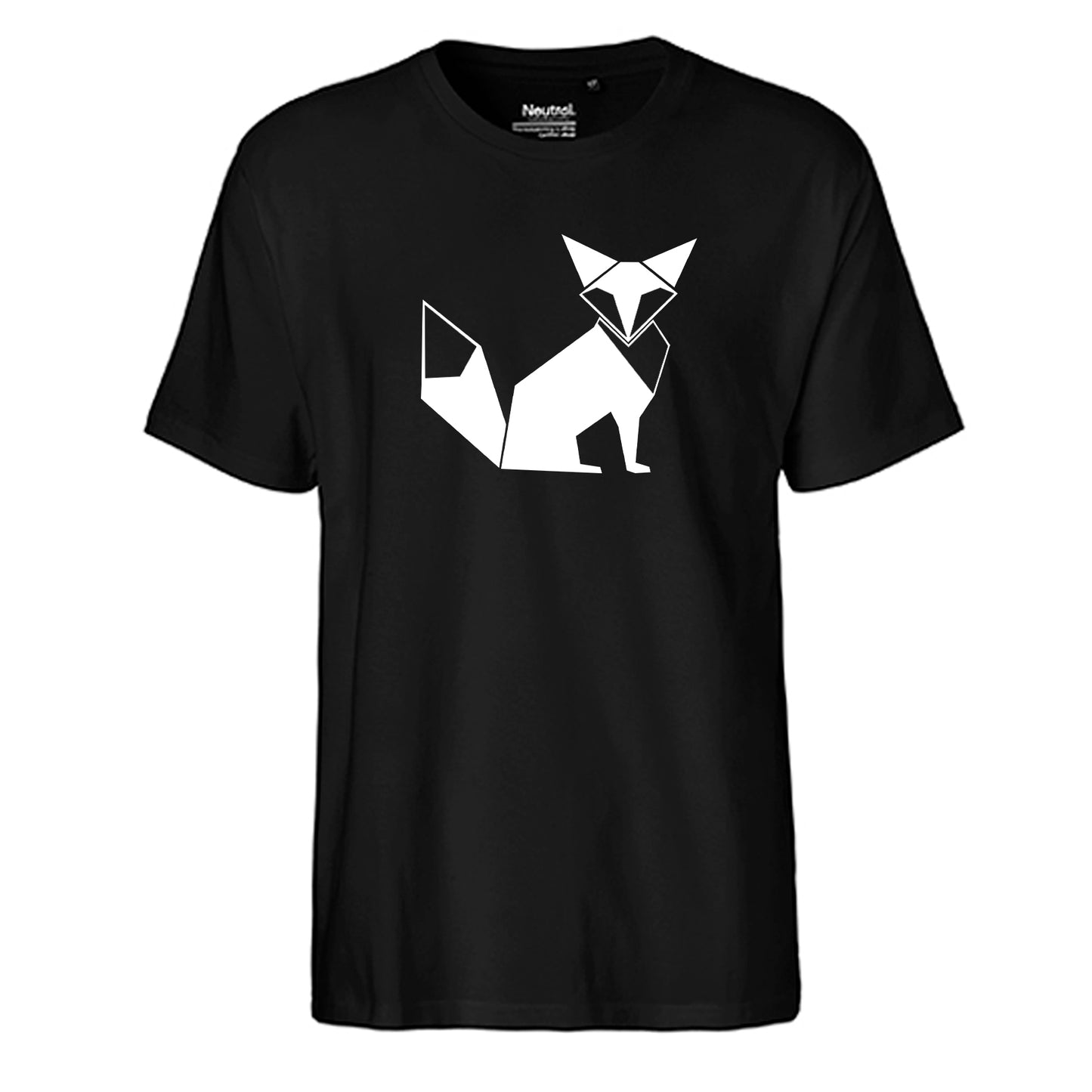 FairTrade men's t-shirt 'Fuchs Origami' organic cotton