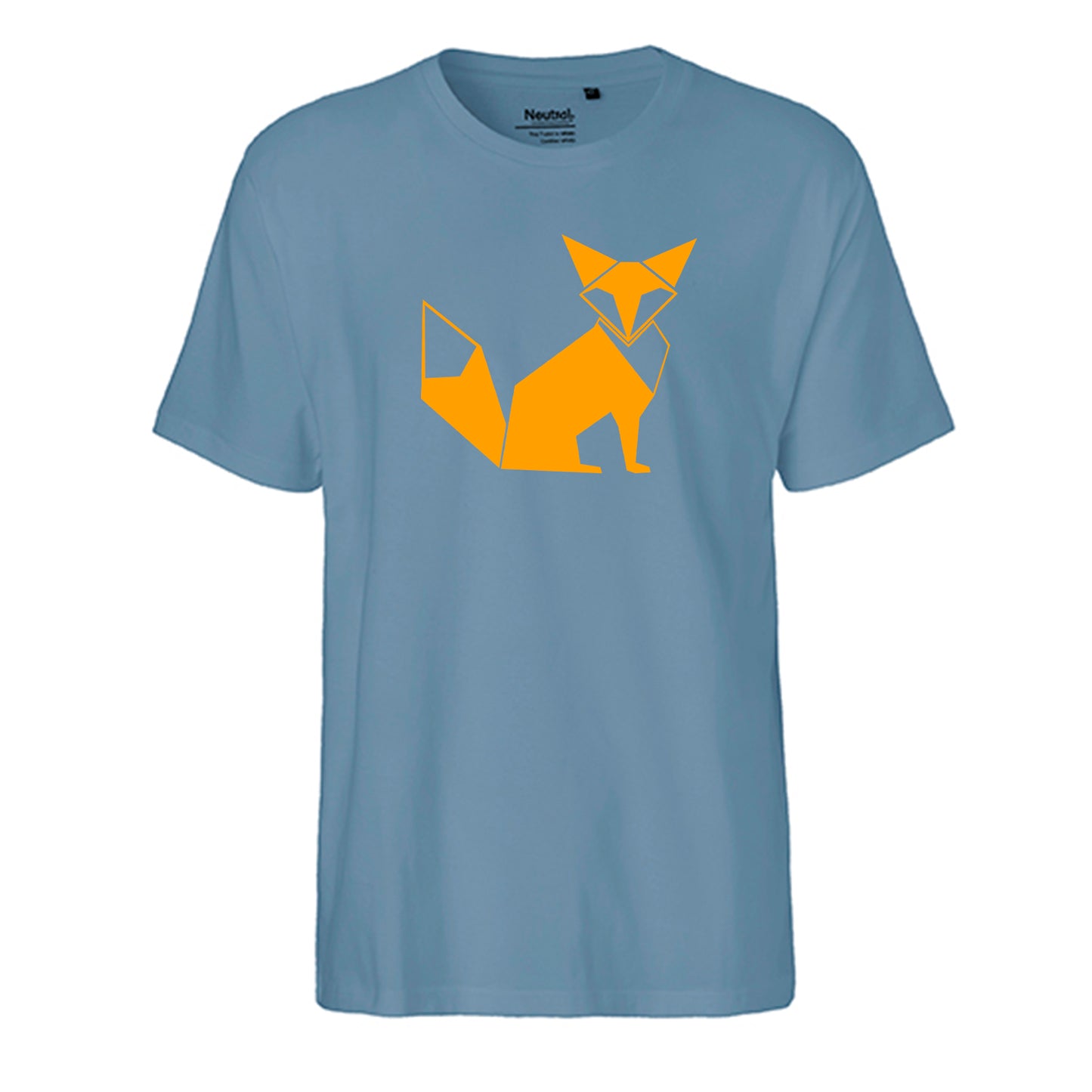 FairTrade men's t-shirt 'Fuchs Origami' organic cotton