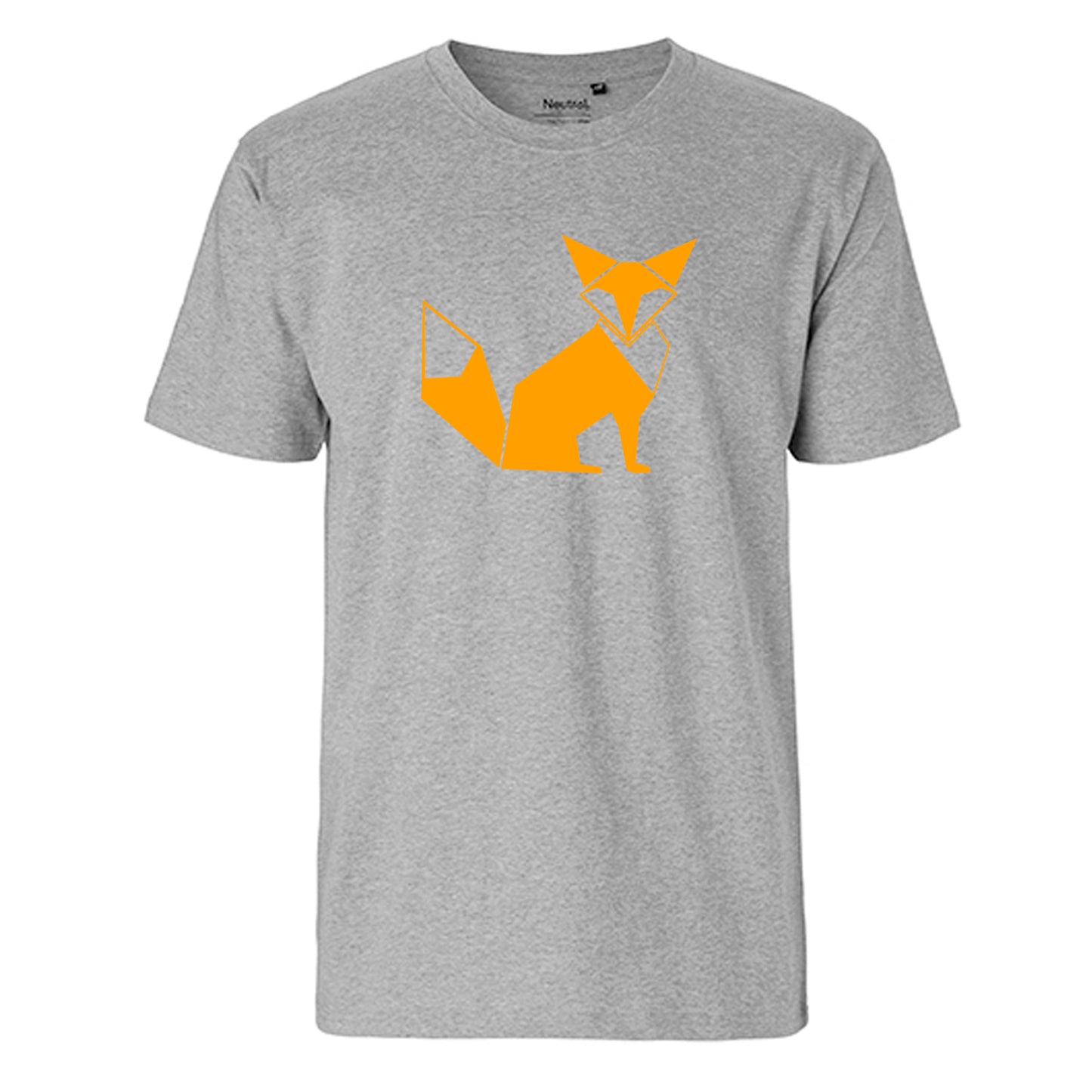 FairTrade men's t-shirt 'Fuchs Origami' organic cotton